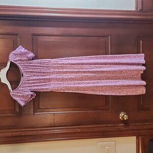 Art Class Girls Dress Built In Shorts and Floral Design  Size 6/6X